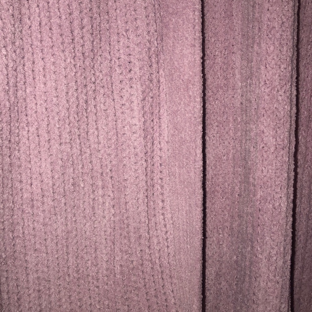 Dusty Lilac Open Front Maxi Cardigan - Picture 3 of 3